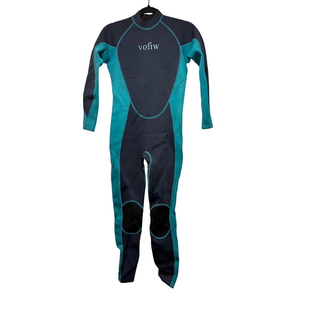 Vofiw Kids Full Body Wetsuit Size 16 Neoprene Scuba Diving Thermal Swimsuit Teal